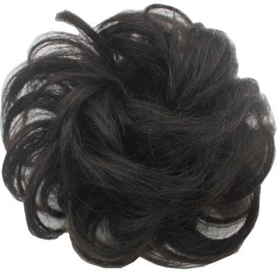 China Buns Style Bun Hair Abundance Various Of Hair , Silky Smooth Accessories For Women Elastic Band Hair Bun for sale