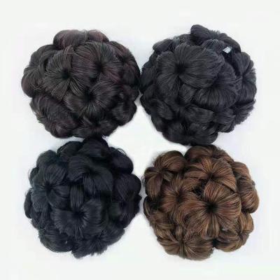 China 2018 new fashion 2018 new fashion ladies synthetic curly clip on wigs Chignon Pieces Bun chignon chignon hair net buns China manufacturer for sale