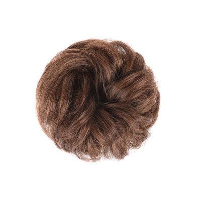 China Real Bun Synthetic High Temperature Fiber Bun Hair Elastic Band Supply Matte High Temperature Fiber Curly Messy Chignon Bun Stain Supply Elastic Band Feels Like Real Hair for sale