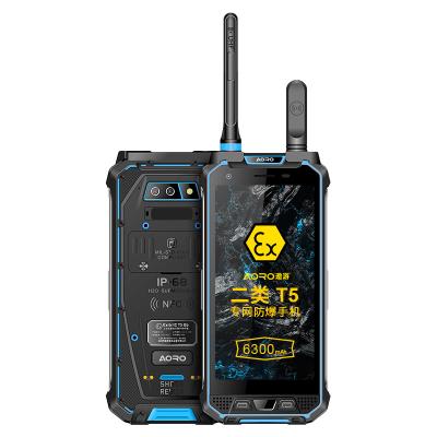 China Dual SIM Card 4g lte lte phone ATEX Rugged Intrinsically Safe IECEx Zone 1 Explosion Proof Division 1 Mobile Phone For Oil Gas for sale