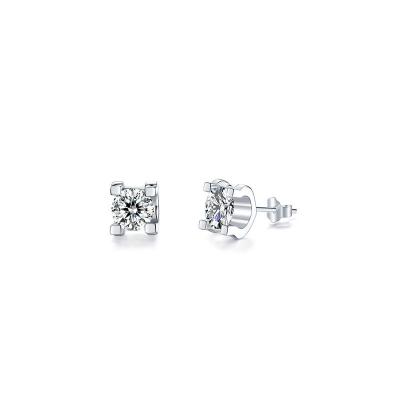 China D Color Gold Moissanite Jewelry Hip Hop Diamond Earrings Engagement Jewelry for sale