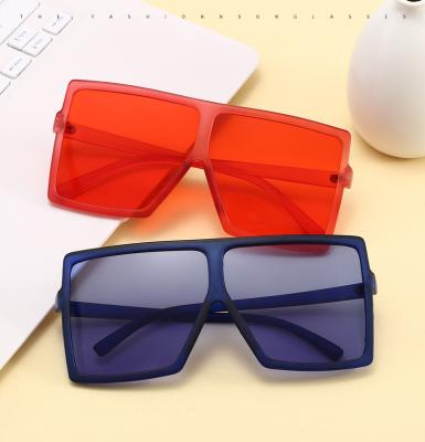 China Lightness 2022 Sun Glasses Custom Women's Designer Brand Fashion Hot Sale Oversized Square Sunglasses for sale