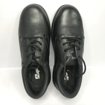 China shoes factory supplies low top safety shoes, rubber sole, cowhide propeller shoes for sale