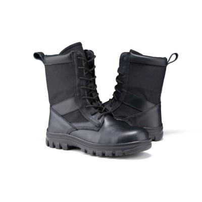 China shoes factory combat safety high top direct black boots combat foot insulation protection boots for sale