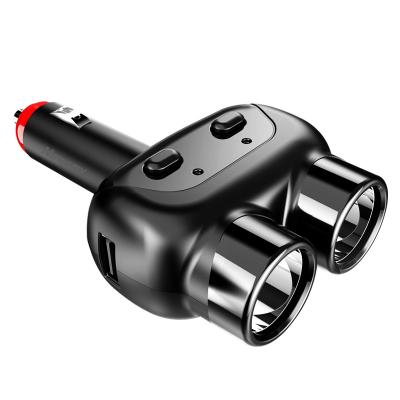 China Digital Device Charging USB Car Charger 3.4A Car Cigarette Socket Splitter Socket Lighter Car Charger Adapter For Mobile Phone for sale