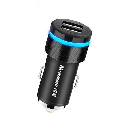 China Mobile Phone Fast Charging 3.0 Car Charger For Mobile Phone Mini Usb Dual Car Charger QC 3.0 Fast Charging Dual Usb Car Charger Adapter for sale