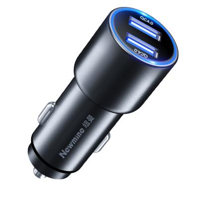 China Cell Phone QC4.0 Car Charger 60W Dual Usb Fast Car Charger Quickly Charge Most Cars For 12 Months All Metal QC4.0 PD3.0 for sale