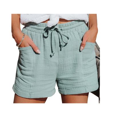 China New Style Women's Summer Style Women's High-waisted Casual Wide Leg Shorts Loose Wide Leg Shorts for sale