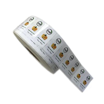 China Scratch Off Cheap Price Manufacturer Custom Fruit Paper Adhesive Sticker for sale