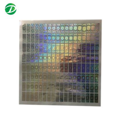 China Waterproof Make Genuine Key 3D Hologram Holographic Sticker for sale