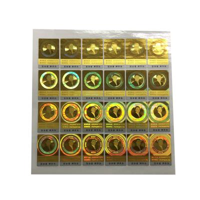 China Shenzhen Waterproof Factory Price Cheap OEM Make Hologram Stickers for sale