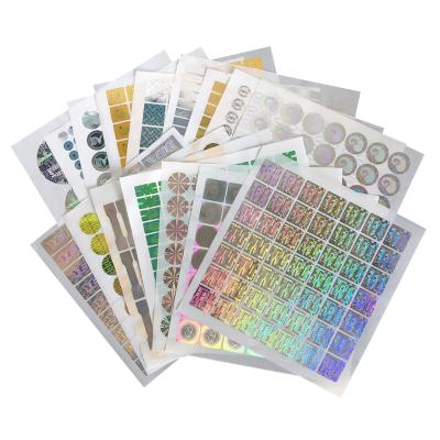 China Waterproof High Quality Hologram Seal Tamper Evident Self Adhesive Sticker for sale