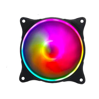 China 2020 New Style Computer Case 2020 New Style Custom LOGO RF RGB Computer CPU Fan Change Multiple Light Modes for sale