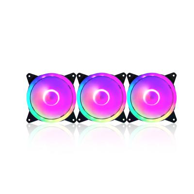 China 2022 New Style Custom Computer Case 2022 New Style LOGO RF RGB CPU Computer Fan Change Multiple Light Modes for sale