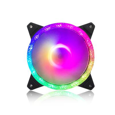 China 2022 Modes New Style Multiple Lightweight Custom Computer LOGO RF RGB Changing Computer Case Fan for sale