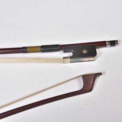 China Double Octagonal Bass Bow from France Wooden Bass Bow For Students Brazilian from Brazilwood Accessories for sale