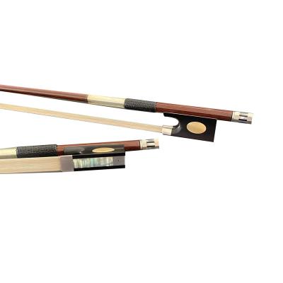 China Wholesale Professional Handmade Round Violin Stick Sandalwood Violin Bow Made in China for sale