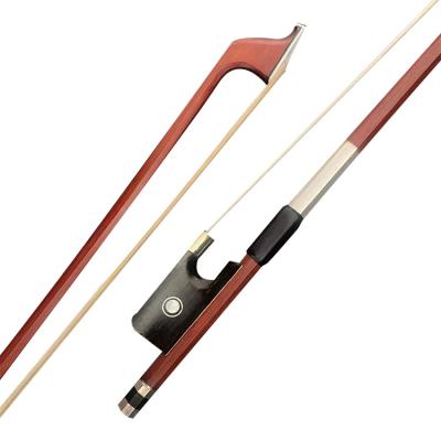 China CELLO All Size Natural Octagonal Shape Brazil Pearl Eye Wooden Cello Bow for sale