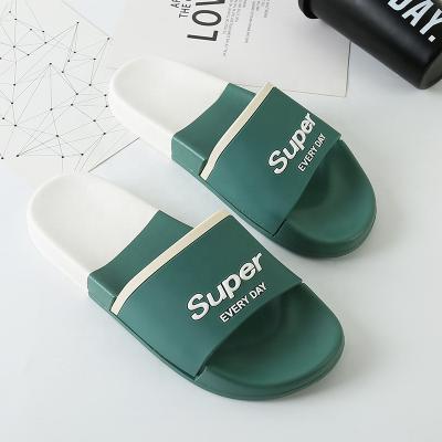 China Cushioning Wholesale Custom Printing Slides Pattern PVC Designer Men Slipper Outdoor Design Women Fashion Sandals 2021 for sale