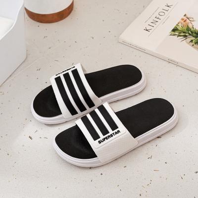 China Cushioning Classic High Quality German Brand Slippers Men And Women Outdoor Indoor Striped Slippers for sale