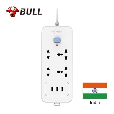 China Wholesale China Trade India South Africa Standard 4 Way 3 Way Usb Easy Installation 3m Power Cord Power Plug Strip With Usb for sale