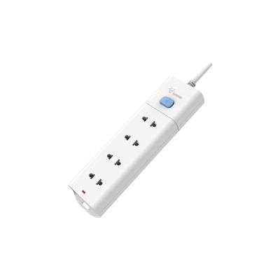 China Best Installation Easy Single Myanmar 5m Extension Cord , Multiple Groups Extension Socket Surge Protector for sale