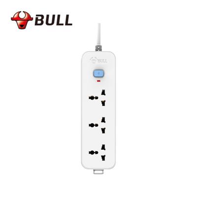 China Excellent Quality Cambodia EU Standard 3 Way Easy Installation 3m Power Cord Extension Power Socket Surge Protector for sale