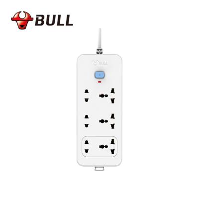 China Hot Sale Cambodia EU Standard 6 Way Easy Installation 5 m DC Surge Protector Mains Cord Electrical Outlets Plugs for sale