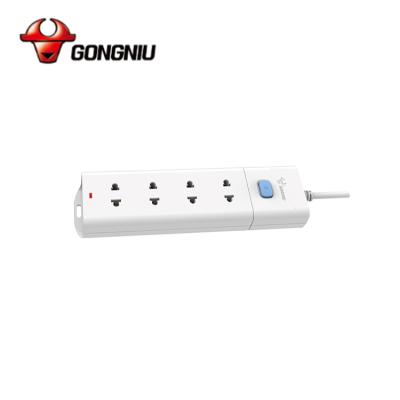 China Philippines USA Good Quality Installation Standard 4 Way Multi Socket Extension Cord Electrical Power Strip Surge for sale