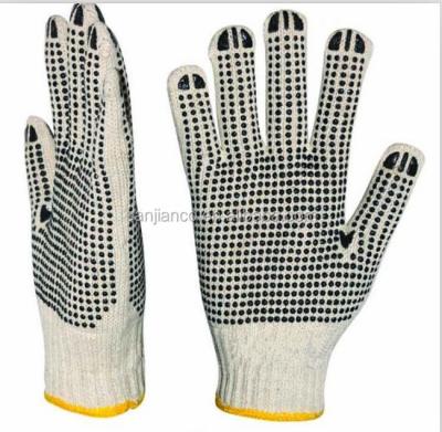 China Cotton& Hot Selling Polyester Mens PU Safety Work Glove / Washable Cotton Glove for sale