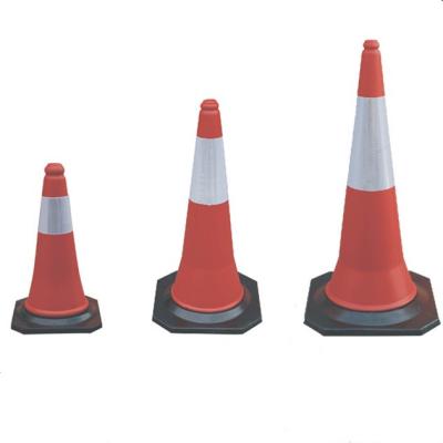 China Road Warning 1 Meter PE+PVC Traffic Cone for sale