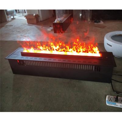 China Modern 2 meters remote controlled water led electric heaters decor 3d water fireplace electric and steam heater for sale