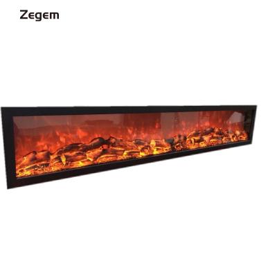 China Commercial 2000 Mm Sale Electric Insert Fireplace With Led Flame for sale