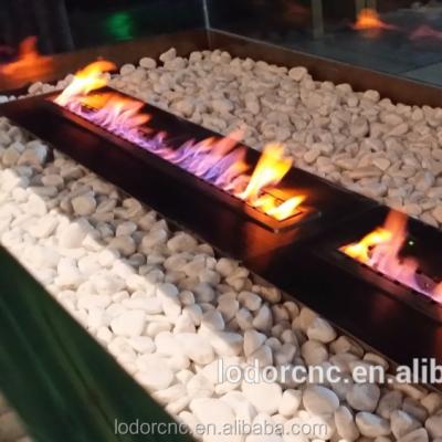 Cina Bioethanol Fireplace 1400*250*235 mm / Small Ethanol Fireplace Temperature Display Screen 55 Inch Bioethanol Fireplace RX-1400 in vendita