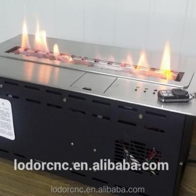 China Indoor Free Standing Bio Ethanol Fireplace 500mm / Ethanol Fireplace With Remote Control for sale