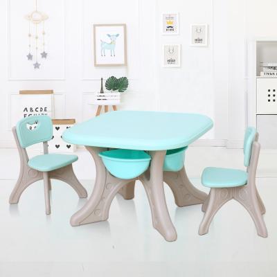 China Durable New Design School Furniture Learning Multi-Function Kid Study Children Desk And Chair Set Desk for sale