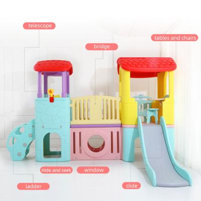 China Newest Design PP Kids Indoor Toddler Slides Multifunctional Playground Equipment For Kids Plastic for sale