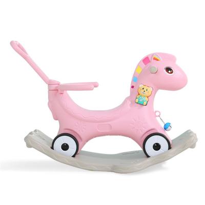 China Durable Attractive Design Indoor Plastic Baby New Rocking Toy Horse Cheap Horses for sale