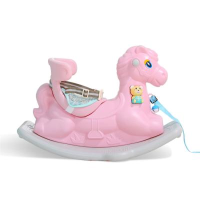 China Durable Kindergarten Student Toys Plastic Baby Rocking Horse Baby Rocking Horse Kids Horses For Toddlers for sale