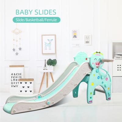 China Durable Multicolor High Quality Popular Baby Slide Plastic Kids Play Slides Plastic Playground for sale