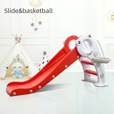 China Durable 2022 New Design Children's Indoor Playground Sliding Game Set Durable Cute Kids Toy Slides for sale