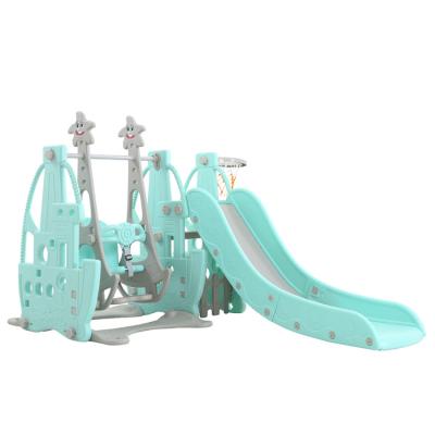 China Plastic Home Use Multifunctional Design New Swing Slides Toy Swing And Slide For Indoor Plastic Children for sale