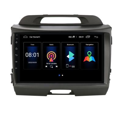 China Remote Control Android 10.0 2+64GB 9 Inch Car Radio Navi GPS SAT 2DIN Navigation WiFi For KIA Sportage for sale