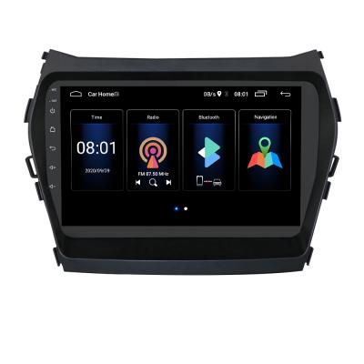 China Remote Control Android 10.0 2+64GB 9 Inch Car Radio Navi GPS SAT 2DIN Navigation WiFi For Hyundai IX45 Santa Fe 2013-2017 for sale