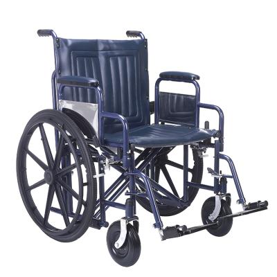 China Stainless Steel Medical Supplies Folding Bariatric Wheelchair For Disabled for sale