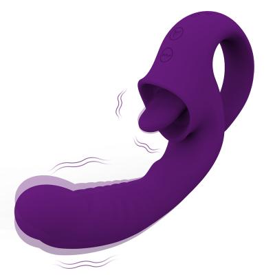 China Vagina G-spot Anal Stimulation Rechargeable Vagina Licking To Suck Vibrator Clitoris Cat Licking Tongue Vibrator Sex Toys Licking Cat For Women for sale