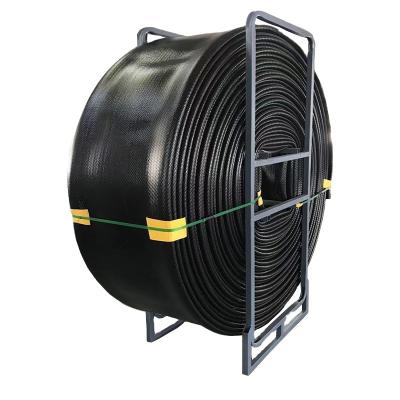 China TPU 16 inch 0.8MPa agricultural irrigation tpu lay flat hose water hose, drag wear resistant hose for sale