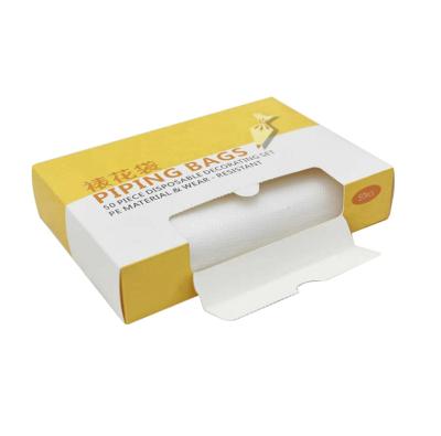 China Disposable Box Packaging Thicken Cake Piping Small Size Tool Bag Piping Bag Pastry Bag Sets for sale