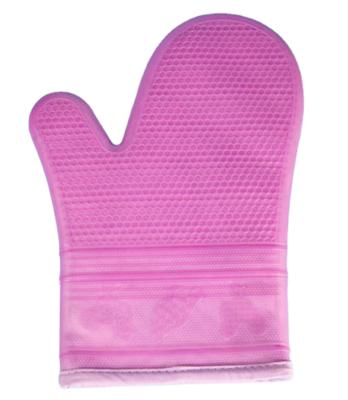 China Viable Professional Silicone Oven Mitt Heat Resistant Silicone Kitchen Waterproof Gloves for sale