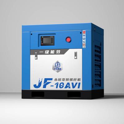 China Compressor de ar de parafuso refrigerado por óleo de motor com ímã permanente IP65 de 10 HP à venda